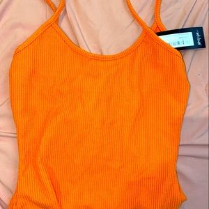 Orange Body suit
